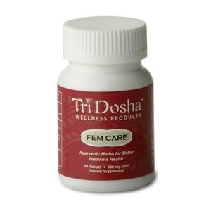 Fem Care - Tones Skin, Hormonal Balance, Detox, Feminine Health- 50 Tablets by Tridosha Wellness Products
