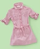 Charter Club Little Girl Pinstripe Shirt Dress