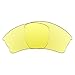 Revant Replacement Lenses for Oakley Half Jacket XLJ sunglasses, UV Protection, Anti-Scratch and Impact Resistant, Non-Polarized Tracer Yellow