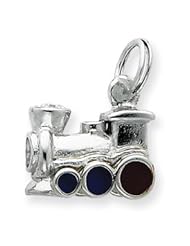 Sterling Silver Enameled Choo-Choo Engine QC3696"