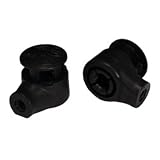 JR Products EF-PS130 Gas Spring End Fitting with Snap-On Cap - Pack of 2