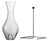 Schott Zwiesel Tritan Crystal Glass Audience Red Wine Decanter with Bonus Decanter Drying Stand