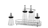 Arcosteel 5 Piece Cruet Jar Set