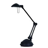 Catalina Lighting 17556-002 Halogen Desk Lamp in Black