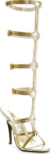 Sexy Gold Adult Shoes,10