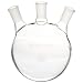 Chemglass CG-1524-50 Glass 2000mL Round Heavy Wall 3 Neck Bottom Boiling Flask with 24/40 Standard Taper Outer Joint and 20 Degree Angle