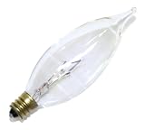 25 Watt Clear Flame Tip Style Chandelier Bulb by Westinghouse