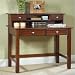 Home Styles Furniture Hanover Wood Student Writing Desk with Hutch in Cherry