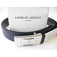 100% Authentic, Gorgeous GIORGIO ARMANI Calf Leather, Reversible BELT. Made in ITALY