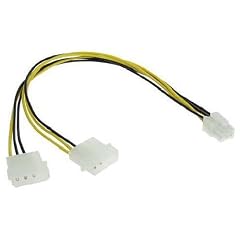 Strom-Adapterkabel 2x 4-Pol 5,25" Netzteil auf 6-Pol PCI-Express-Grafikkarte