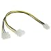 Strom-Adapterkabel 2x 4-Pol 5,25" Netzteil auf 6-Pol PCI-Express-Grafikkarte