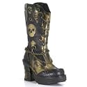 New Rock - 8304 - Dark Brown / Gold