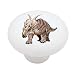 Achelousaurus Dinosaur Decorative High Gloss Ceramic Drawer Knob