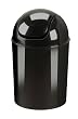 Umbra Mini Recycled Polypropylene Waste Can, Black