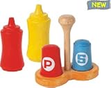 from Voila Role Play - Wooden Condiment Set (Pepper/Salt) Model S033D