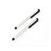 GadgetsNTech Double Pack - 2 x Silver Styluses Pen Pack for Iphone 2G/3G/3GS/Ipod Touch