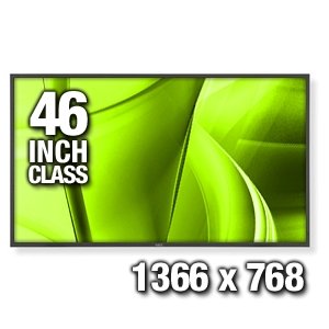 46IN Ws LCD 30001 1366X768 169 X461UN with 3YR Warr