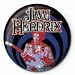 JIMI HENDRIX GUITAR 3D GLITTER BADGE IDEAL 4 PARTIES