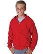 7.8 oz 50/50 Full-Zip Hooded Sweatshirt by Hanes (Style# P480)