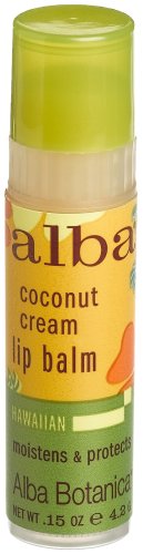 HealthPersonalCare: Alba Coconut Cream Lip Balm, 0.15 Ounce Tubes Pack of 6
