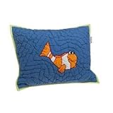 Reef - Small Quilted Decorative Pillow