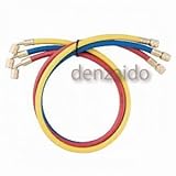 FUSO R407C/R404A/R507A/R134a チャージホース 92cm 赤 FS-721A-1