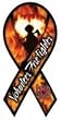 Volunteer Firefighter 8" Ribbon Car Magnet