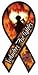 Volunteer Firefighter 8" Ribbon Car Magnet