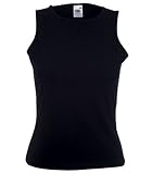 31z5ENiYa0L. SL160  Fruit of the Loom Lady Fit Sleeveless T Shirt