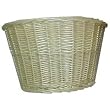 Sunlite Natural Willow Front Bicycle Basket, 14" x 10" x 8.5"