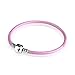 Read Bling Jewelry Pink Leather 925 Sterling Silver Barrel Clasp Bracelet Pandora Chamilia Charm Compatible Details Bling Jewelry Pink Leather 925 Sterling Silver Barrel Clasp Bracelet Pandora Chamilia Charm Compatible