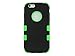 ULAK iPhone 6S Case, iPhone 6 Case, Hybrid Soft Silicone Hard PC Case Anti Slip Heavy Duty High Impact Dust Scratch Shock Resistance Protective Cover for iPhone 6/6S 4.7 Inch, Black/Green