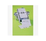 Review Durable  / Durable Telindex Flip card file supplied complete with 500 pre-printed cards for addresses, telephone numbers, fax numbers and email addresses, blue and silver design, EACH