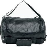 LTHR MTCYCLE BARREL BAG