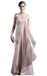 Chiffon/Taffeta/Tulle Beaded Crystal Lace Crystals Applique Open-Back Cocktail  Dress