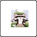Personalised Koolart KoolPetz Golf Ferret Coaster