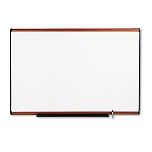 Total Erase Dry Erase Board with Prestige Light Cherry Frame – 72 x 48, White, Cherry Frame(sold individuall)