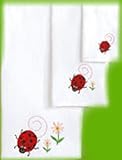 Ladybug Cotton 3-pc. Towel Set