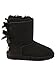 UGG Kids Girls' Bailey Bow, Black, 6 Big Kid M