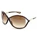 Apparel : New TOM FORD Whitney TF9 692 Sunglasses 64-14-110 Transparent Dark Lens Brown/ Rose Gold Frame