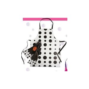 Polka Dot Rubber Apron