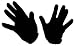Schwarze Handschuhe