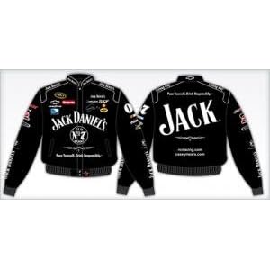 Casey Mears / Jack Daniel's 09 Adult Black Nascar Twill Jacket