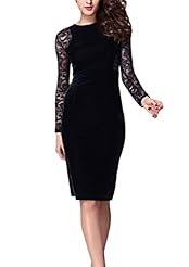 Sexy Summer Winter Cotton/Leather/Polyester/Wool Long Sleeves Lace Club Dress/Evening Dress/Prom Dress/Party Dress 