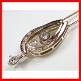 K18PGダイヤペンダント　0.50CT　K18PGベネチアン45cmスライド式　OGK3318 ＯＧＫ