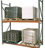 heavy duty pallet rack Interlake IE025F09642GJ00 96hx42d 16,700# Cap Pallet Rack Frame,seismic