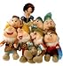 Disney Snowhite and 7 Dwarfs Plush Set - Snow White plush