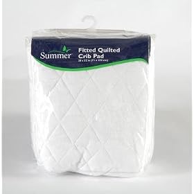 Summer Infant Bedding Basics Fitted Quilted Crib Pad