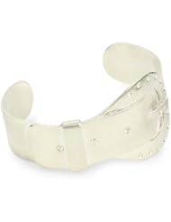 Alberto Juan "Buckle" Sterling Satin finish Buckle Cuff Bracelet