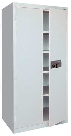 Sandusky Lee Keyless Electronic Cabinet - 36inW x 18inD x 72inH Dove Gray Model# EA4E361872-05